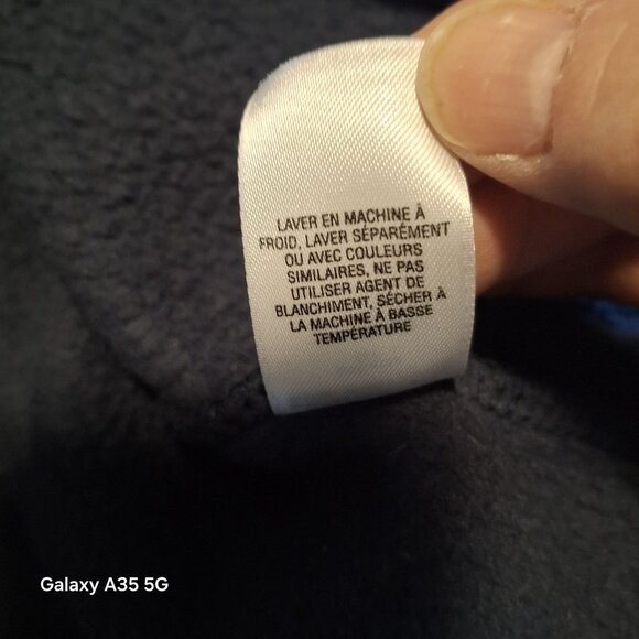 Cabela's Fleece Jacket Size XL Large Navy Full Zip Mock Neck Pockets Outdoors - Picture 12 of 12